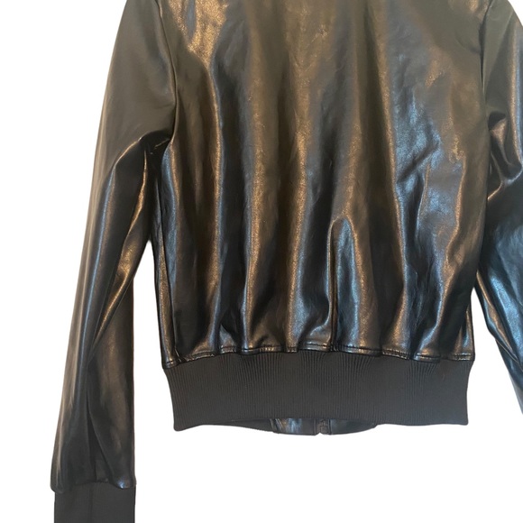 Urban Groove Vegan Leather Black Jacket - Picture 14 of 16